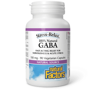 Natural factors - Stress-Relax gaba 100% natural