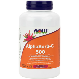 Now - alphasorb-c™ 500 mg 180 vcaps