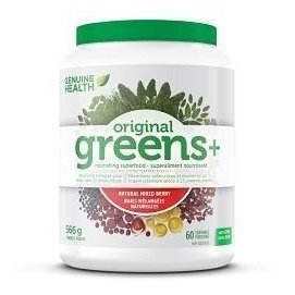 Greens+ Original - Baies Mélangées -Genuine Health -Gagné en Santé