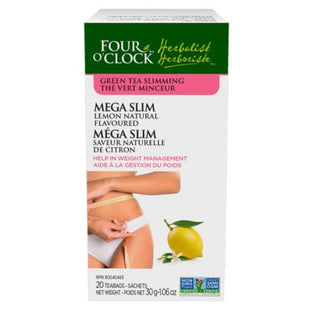 Four o'clock - herbalist mega slimming green tea : lemon - 20 teabags