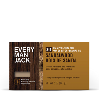 Every man jack - shampoo & body bar - sandalwood 141 g