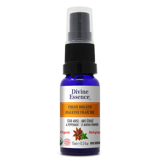 Divine essence - Fresh breath : cinnamon + peppermint org - 15 ml