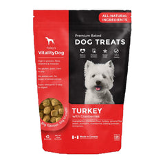 Vitalitydog - Dog treats turkey with cranberries - 400g