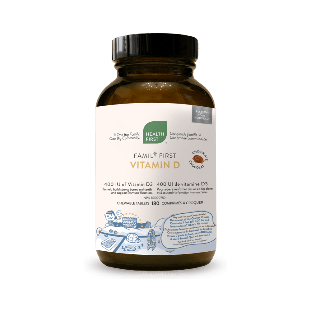 Family first - vitamin d 180 chewable tablets chocolate