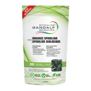 Gandalf - organic spirulina 200 caps