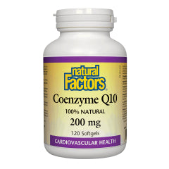 Natural factors - Coenzyme q10 200mg - 120 sgels