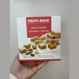 Proti-snax® soy puffs - peanut & caramel