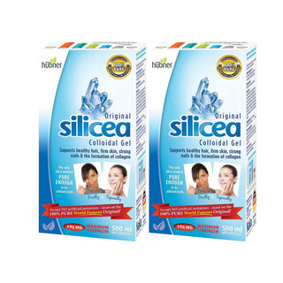 Hubner - Original silicea colloidal gel (2 x 500ml) – vegan collagen booster for hair, skin & nails