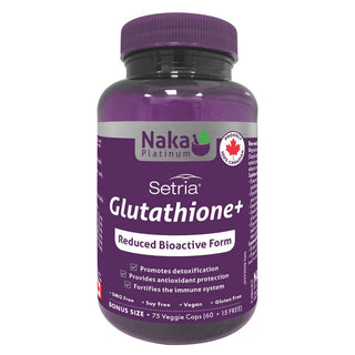 Naka plat setria glutathione+ 75vcaps