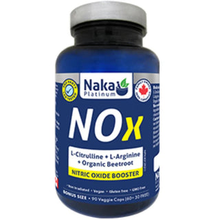 Naka - Platinum nox l-Citrulline +l-Arginime + organic beetroot- 90vcaps