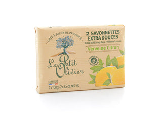 Le petit olivier - Extra mild soap bars : verbena lemon - 2 x 100g