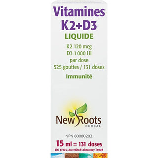 New roots - Vitamin k2+d3 liquid - 15 ml