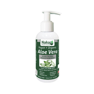 Naka - platinum soothing aloe vera vegan, organic pump - 120 ml