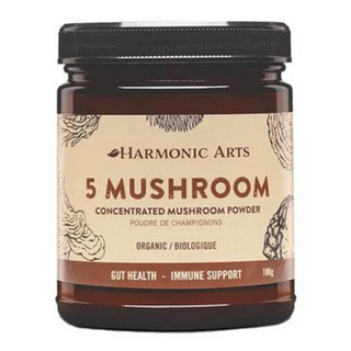 Harmonic arts - 5 mushroom concentrated powder organic