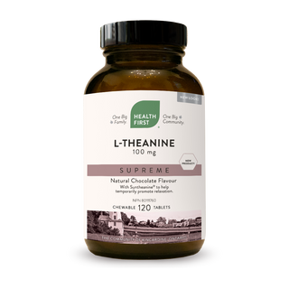 Health first - l-theanine supreme 100 mg / chocolate - 120 chew tabs