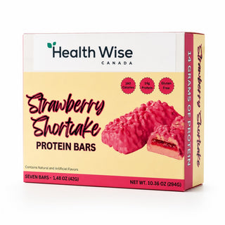Health wise - Layered strawberry shortcake bars 7 bars
