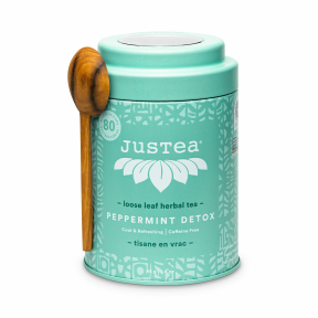 Justea - herbal tea - peppermint detox 6 x 45 g