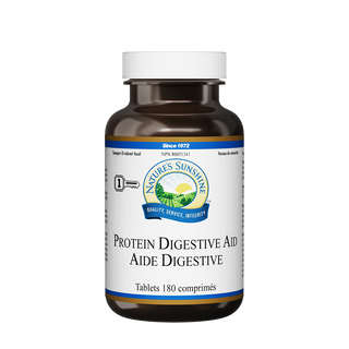 Nature's sunshine - protein digestive aid - 180 tabs