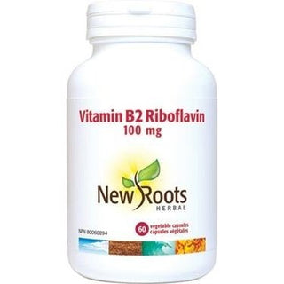 New roots - vitamin b2 riboflavin 100 mg 60 caps