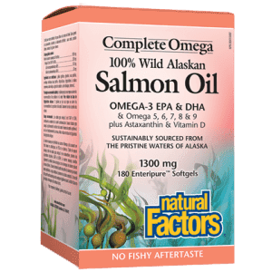 Natural factors - 100% wild alaskan salmon oil | complete omega®