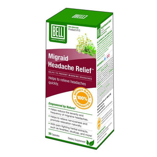 Bell - migraid headache relief - 30 vcaps