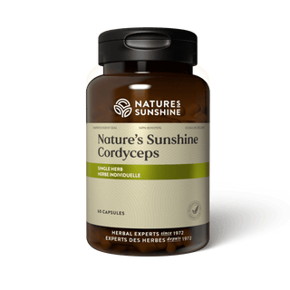 Nature's sunshine - cordyceps - 60 caps new