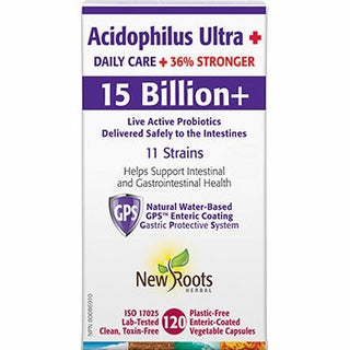 New roots - acidophilus ultra+ 15 billion+