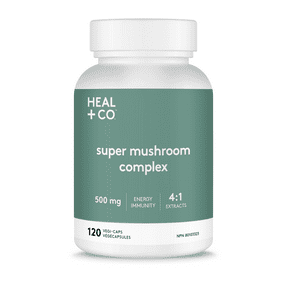 Heal+ co - Super mushroom complex 500mg (4:1) - 120 vcaps