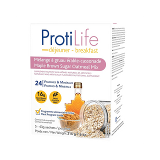 Proti life - maple brown sugar oatmeal 5 pouches