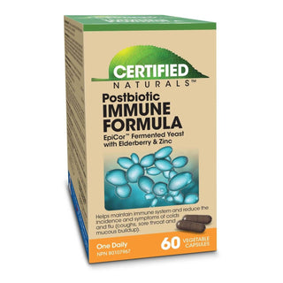 Certified naturals - postbiotic immune formula  60 vcaps