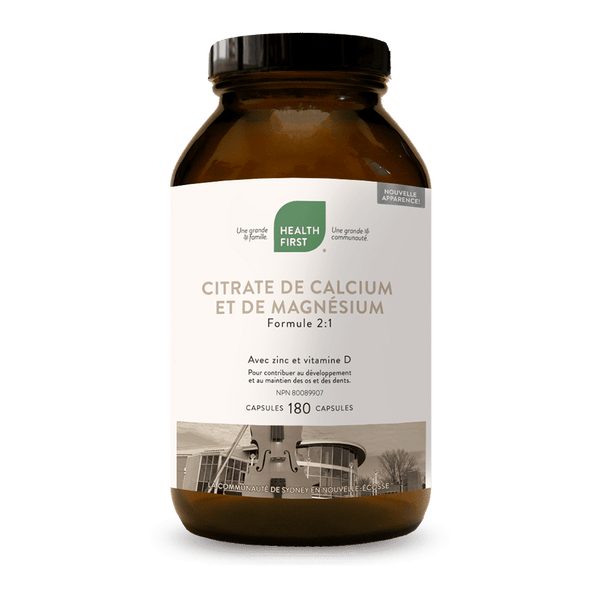 Health first Cal-mag Citrate, 180 caps
