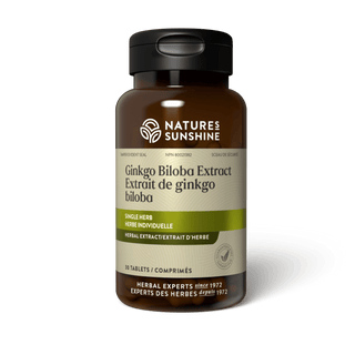 Nature's sunshine - ginkgo biloba extract - 30 tabs