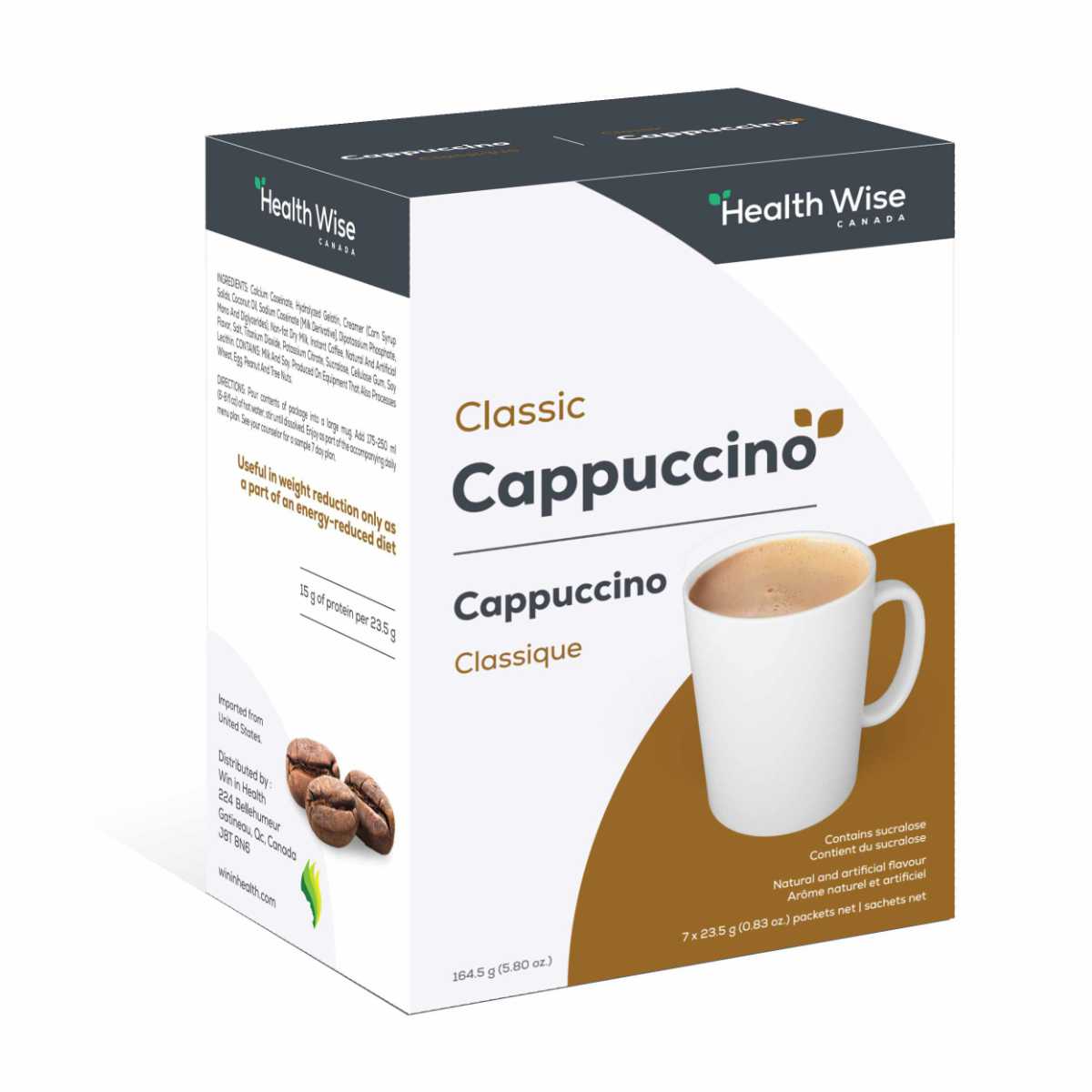 Health wise - protein drink -  classic cappuccino