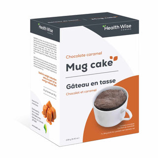 Healthwise - chocolate caramel mug cake