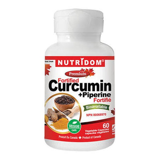 Nutridom - Fortified curcumin + piperine - 60 vcaps