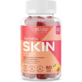 Suku - youthful skin / strawberry & lemon - 60 gummies