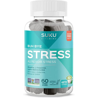 Suku - buh bye stress / zenful match decaf - 60 gummies