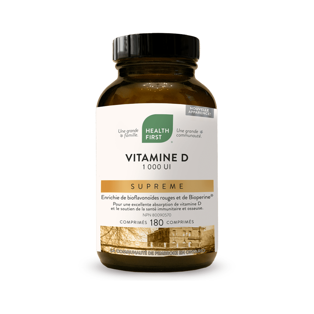Health first - vitamine d suprême 1000 iu - 180tab.