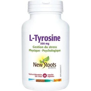 L-Tyrosine -New Roots Herbal -Gagné en Santé