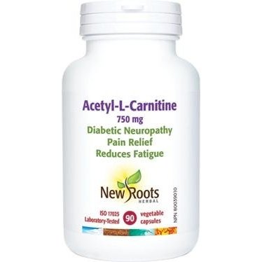 Acetyl-L-Carnitine -New Roots Herbal -Gagné en Santé