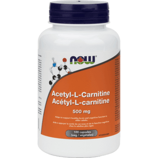 Now - acetyl-l-carnitine 500mg - 100 vcaps
