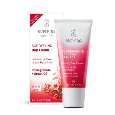 Age defying day cream | Pomegranate + Argan oil - Weleda - Win in Health