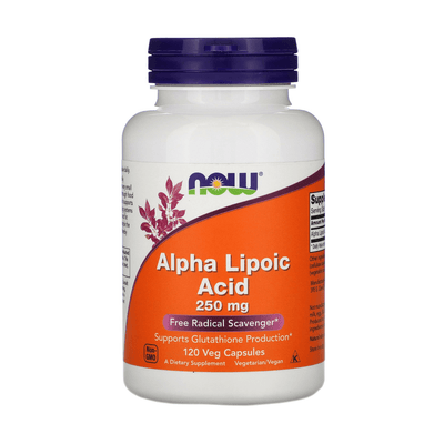 Acide alpha lipoique 250 mg -NOW -Gagné en Santé
