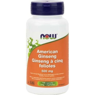 Now - american ginseng 500 mg