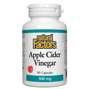 Natural factors - apple cider vinegar 500mg - 90 caps