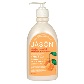 Savon pour les mains aux abricots -Jason Natural Products -Gagné en Santé