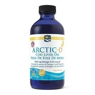 Arctic-D Cod Liver Oil liquide -Nordic Naturals -Gagné en Santé
