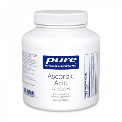 Ascorbic Acid Capsules - Pure encapsulations - Win in Health