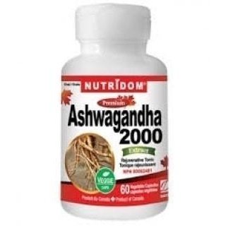 Ashwagandha 2000 | 500 mg -Nutridom -Gagné en Santé
