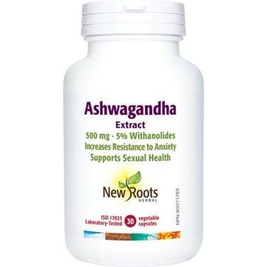 Extrait d’Ashwagandha -New Roots Herbal -Gagné en Santé